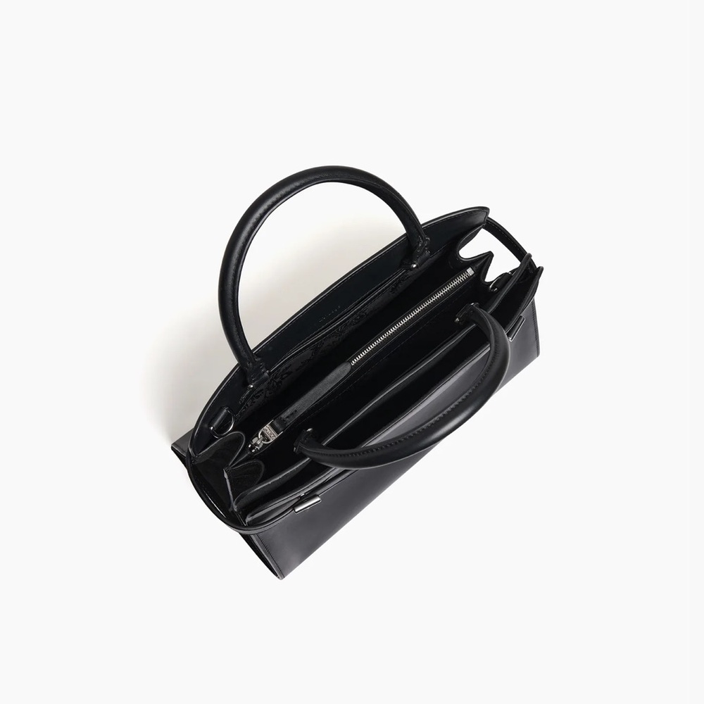 Brand New- Le Tanneur Emie Medium Handbag in Smooth Leather 🖤✨ - Picture 8 of 16